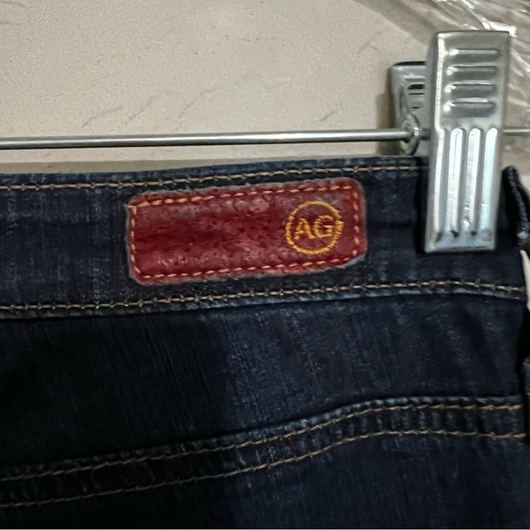 AG Adriano Goldschmied The Kiss Low Rise Dark Indigo Bootcut Denim Jeans - Picture 11 of 12